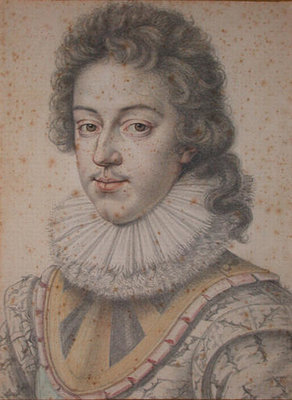Portrait du monarque.